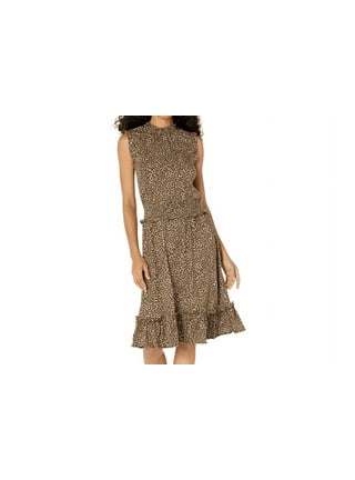 Cheetah print top dress walmart