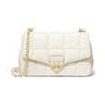 thumbnail image 1 of Michael Kors Women's Soho Quilted Leather Shoulder Bag White Size Regular, 1 of 3