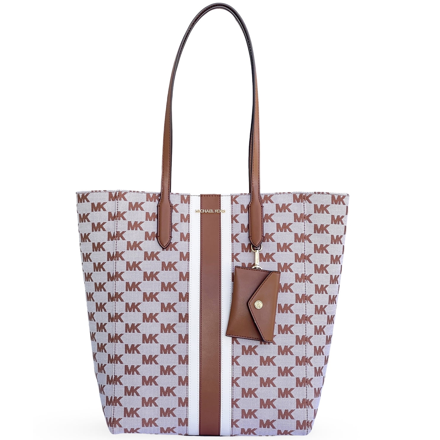 Michael Kors Kimber Small Tea Rose Vegan Leather 2-in-1 Tote