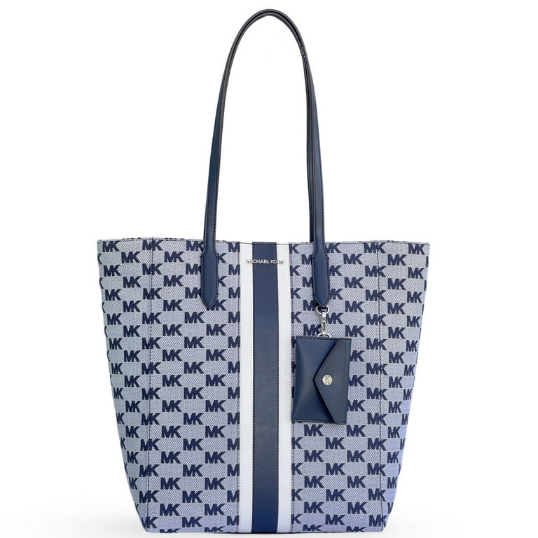 Michael Kors Women's Vincent Large Logo Jacquard Tote Bag with