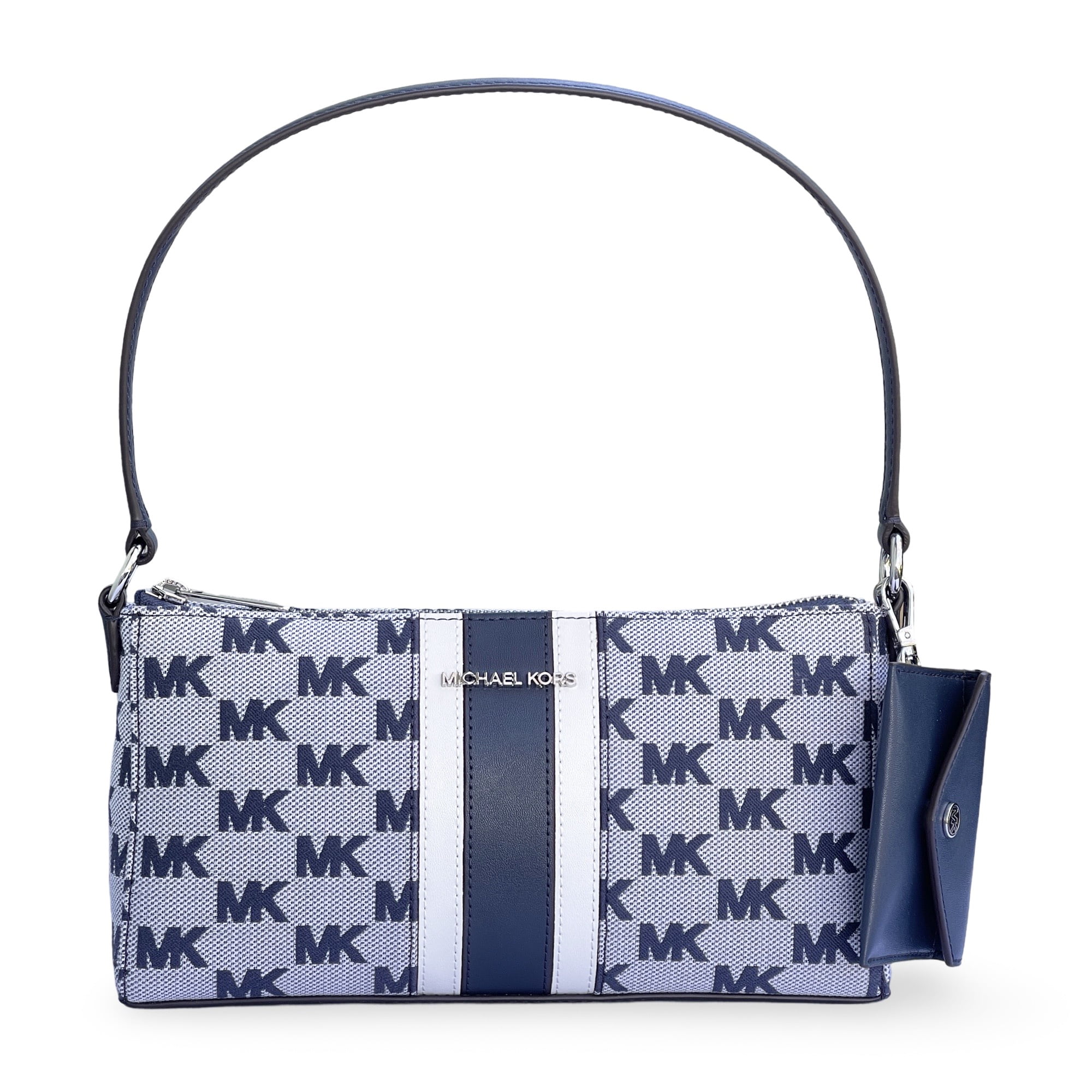 Michael Kors Women's Vincent Medium Logo Jacquard Pochette