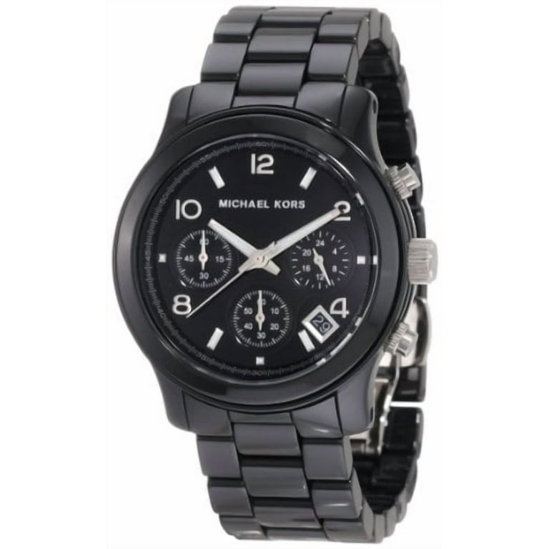 Michael Kors Women's Watch MK5162 Black Cermica Chronograph