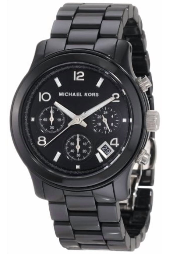 Women's Watch MK5162 Black Cermica Chronograph