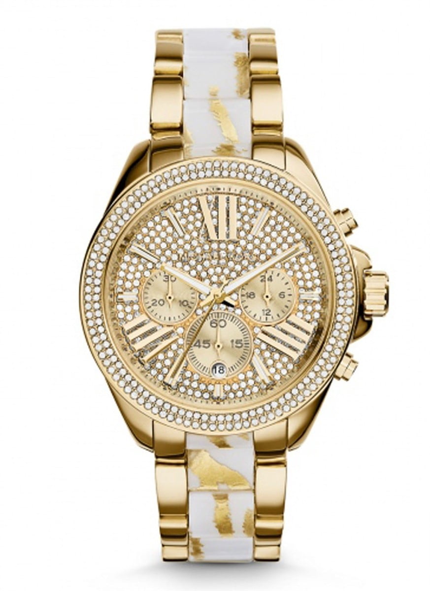 Michael Kors Women's Wren Chronograph Two-Tone Stainless Steel Watch MK6157