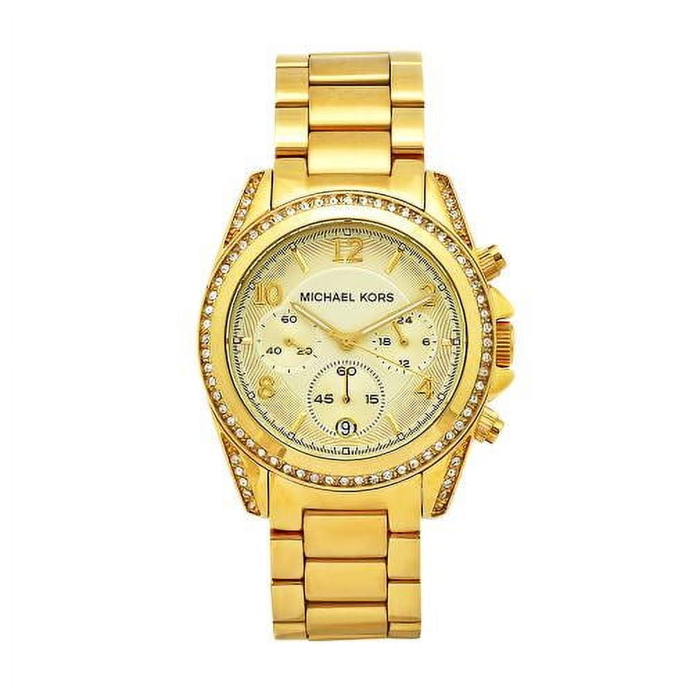 MK5166 Blair Gold-Tone Chronograph Watch - Walmart.com