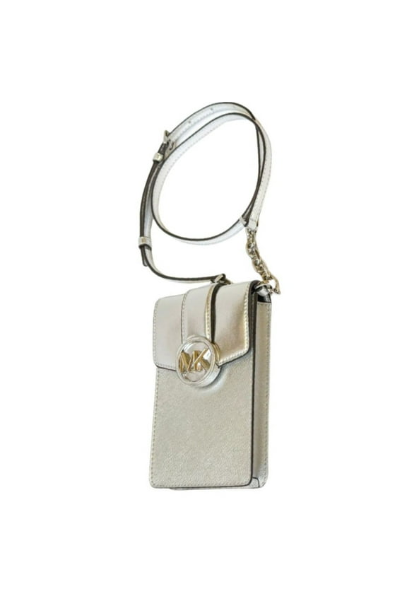 Womens Carmen Small Logo Smartphone Crossbody Bag (Silver) 35H3SNMC5M-silv