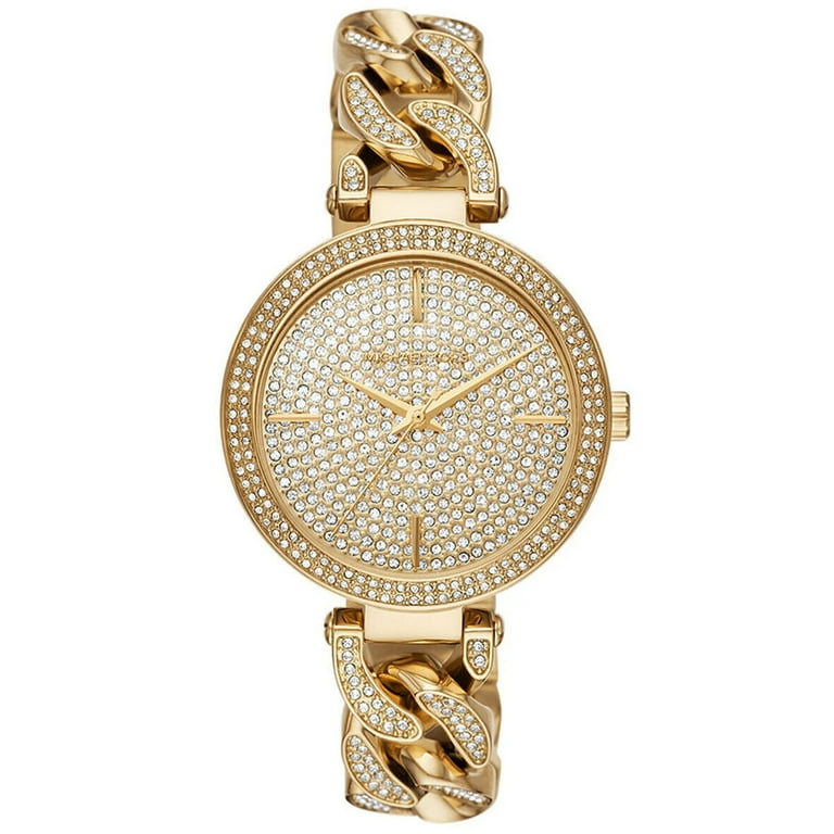 Michael Kors Women's Catelyn Gold Dial Watch - MK4674 - Walmart.com