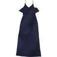 thumbnail image 1 of Michael Kors Womens Chain Strap Maxi Dress, Blue, Small, 1 of 1