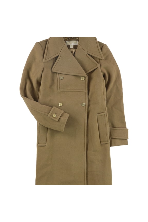 Womens Double Breasted Jacket, Beige, 0