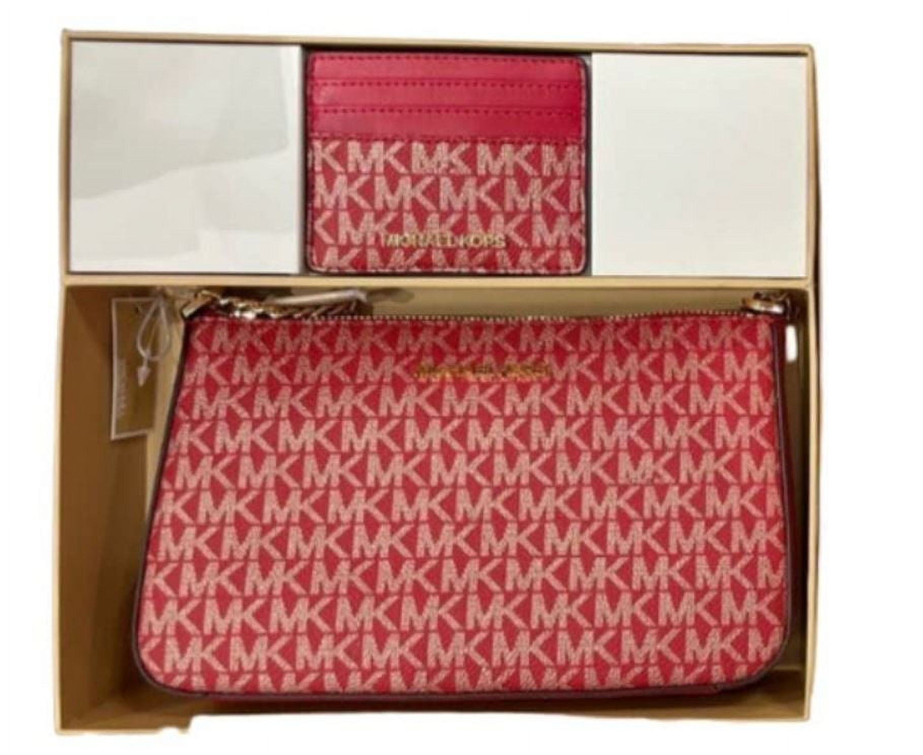 Michael Kors Original Women's Shoulder Bag and Logo Card Case Set