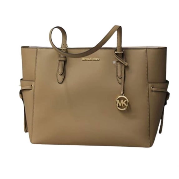 Michael Kors Womens Gilly Large Jet Set Drawstring Top Zip Tote 35S1G2GT7L-222 (Camel)
