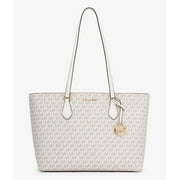 MICHAEL KORS Womens Handbag Sheila Large Mf Tote Bag (Lt Cream Multi) 35S4G6HT9B-Lcream