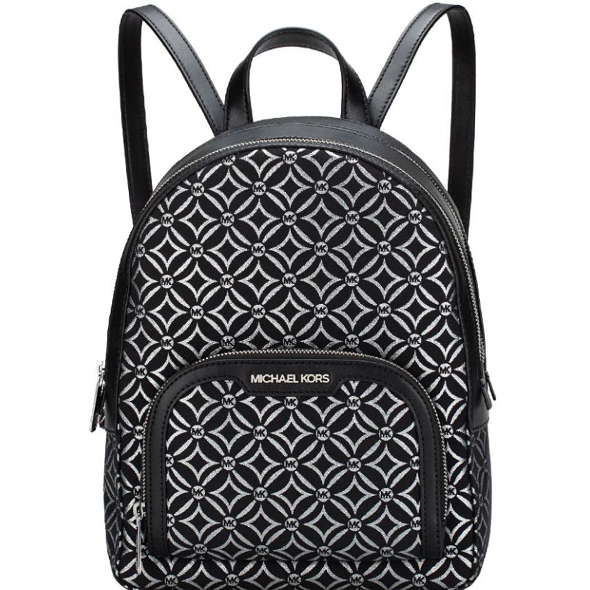 バックパック・リュック MICHAEL KORS Backpacks and Bumbags Women Fabric Black Michael Kors Womens Jaycee MD Zip Pocket Jacquard Backpack