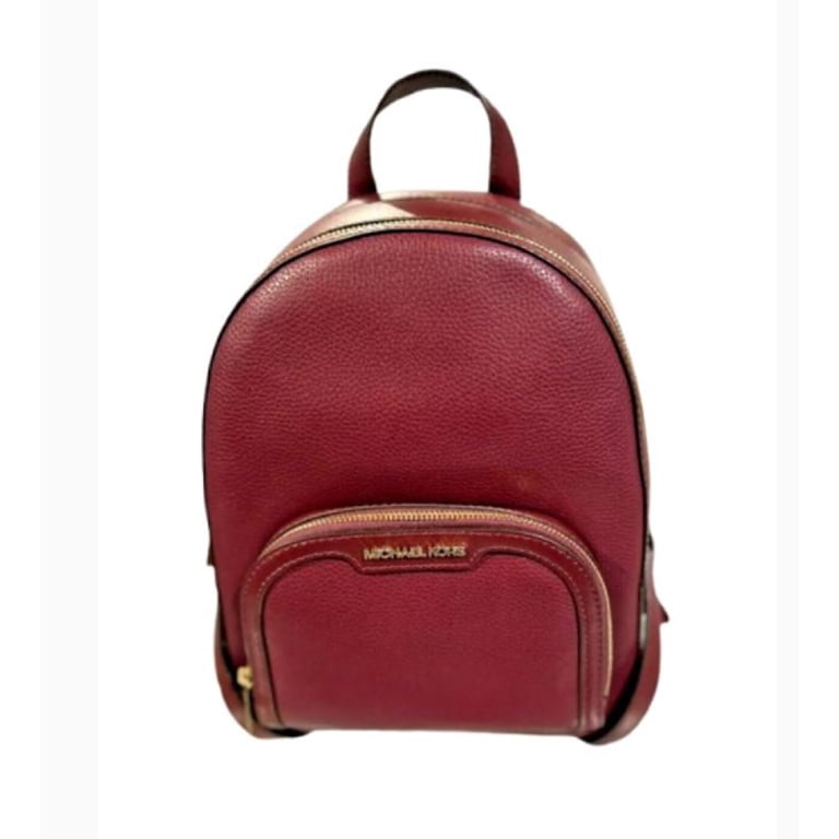 abbey medium logo and pebbled leather backpack Bex Large The leather in this product comes from tanneries receiving Leather Working Group Gold Medium Backpack Michael Kors Backpack