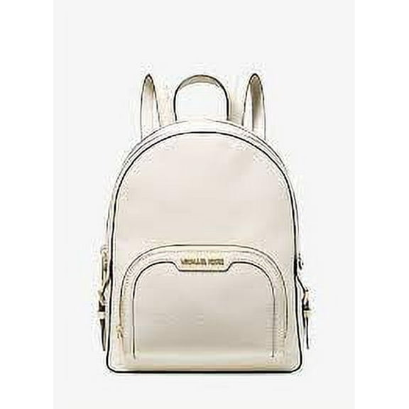 Michael Kors Womens Jaycee Medium Pebbled Leather Backpack (Light Cream) 35S2G8TB2L-ltcream