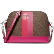 Michael Kors Womens Jet Set Charm Large Dome Crossbody Deep Fuchsia One Size 32H3ST9C7B-647
