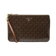 Michael Kors Womens Jet Set Charm Large Top Zip Wristlet One Size BRN/ACORN 32S3GT9W3V-252