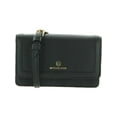 thumbnail image 1 of Michael Kors Womens Jet Set Charm Leather Phone Shoulder Handbag Black Small, 1 of 6