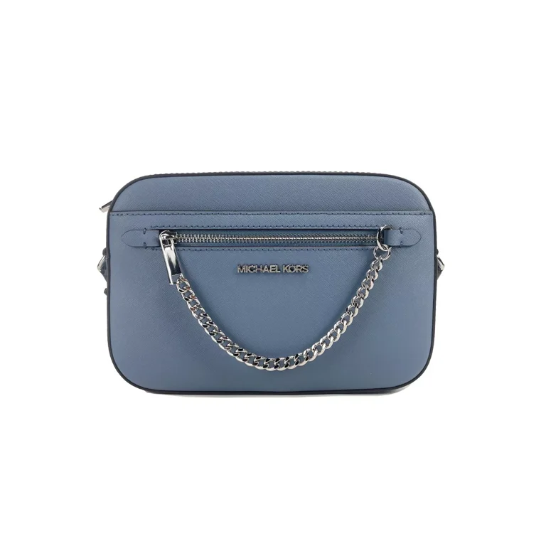Michael Kors Womens Jet Set Large Saffiano Leather Crossbody