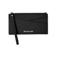 thumbnail image 1 of Michael Kors Women's Jet Set Crossover Wristlet Wallet, Saffiano Leather, Black, 1 of 2