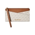 thumbnail image 1 of Michael Kors Womens Jet Set Medium Logo Crossover Wristlet (Vanilla) Mk Signature, 1 of 3