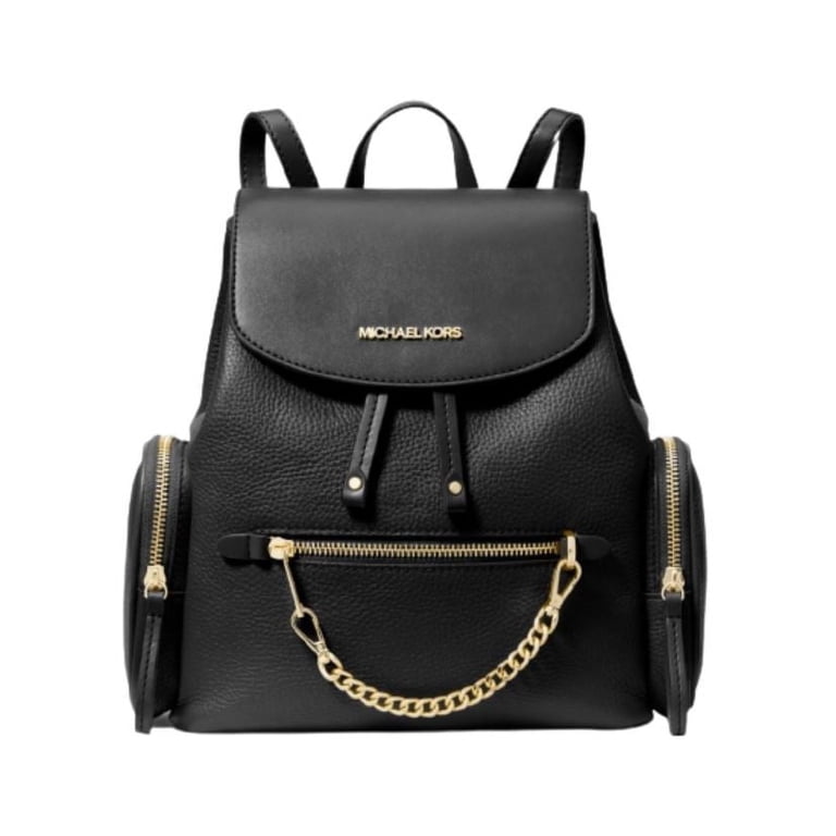 ash domino beaded leather backpack Ash Domino Black Leather Backpack