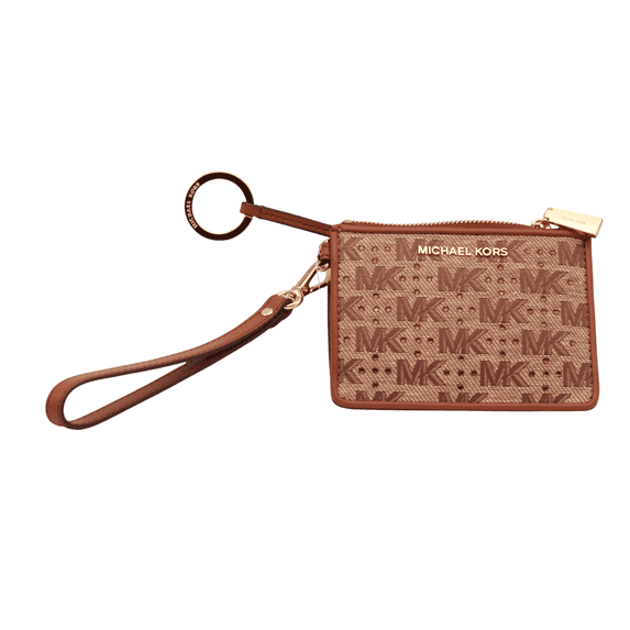 Michael Kors Womens Jet Set Small Coin Purse (Camel) 34H3GJ6P1J-015