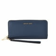 thumbnail image 1 of Michael Kors Womens Jet Set Travel Continental Navy Blue, 1 of 2
