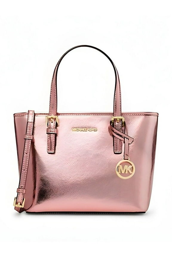 Womens Jet Set Travel Extra-Small Logo Top-Zip Tote Bag 35H3GTVT0M-primr