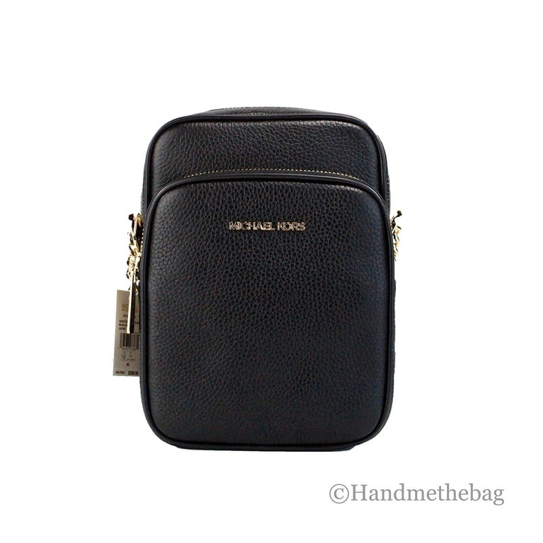 Michael Kors Women's Jet Set Travel Medium Leather Crossbody Bag