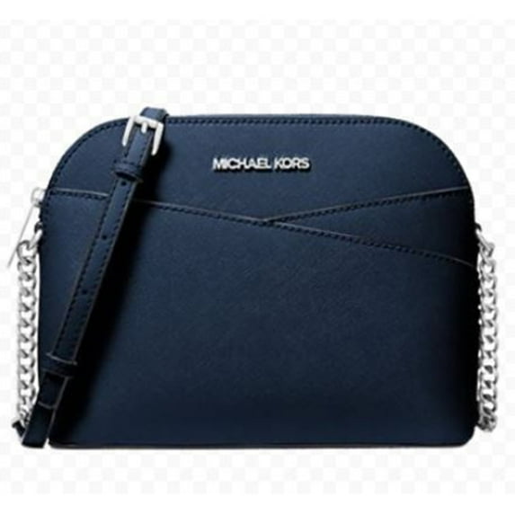 Michael Kors Womens Jet Set Travel Medium Saffiano Leather Dome Crossbody Bag 35T2STVC6T-406