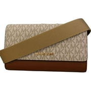 Michael Kors Womens Jet Set Travel Multifunction Phone Crossbody Bag 35S2GTTC7B-149 VANILLA.