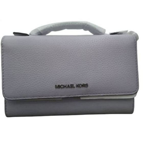 Michael Kors Womens Jet Set Travel Snap Closure Multifunction Phone Case/Holder Crossbody Lavender