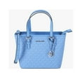thumbnail image 1 of Michael Kors Womens Jet Set XS Carryall Tote Crossbody South Pacific Blue MK Signature 35R4STVT0B-Sthpacific, 1 of 5