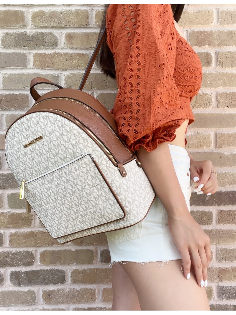 Michael Kors Womens Kenly Medium Adina Backpack Pebbled Leather