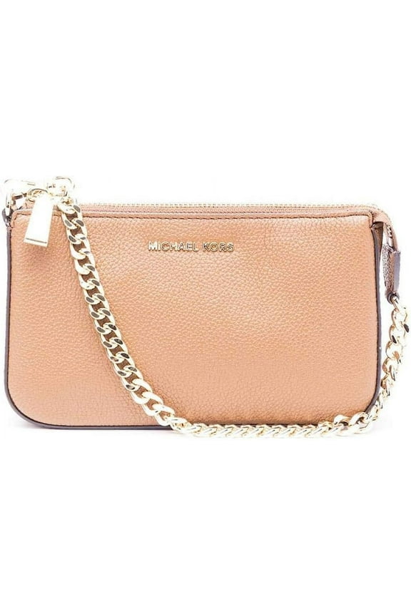 Womens Leather Pouch Shoulder Handbag Small 32F7GFDW6L-230 (Luggage)