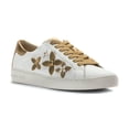 thumbnail image 1 of Michael Kors Womens Lola Leather Low Top Lace Up Fashion Sneakers, 1 of 4