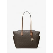 MICHAEL KORS Womens Marilyn Medium Signature Logo Tote Bag
