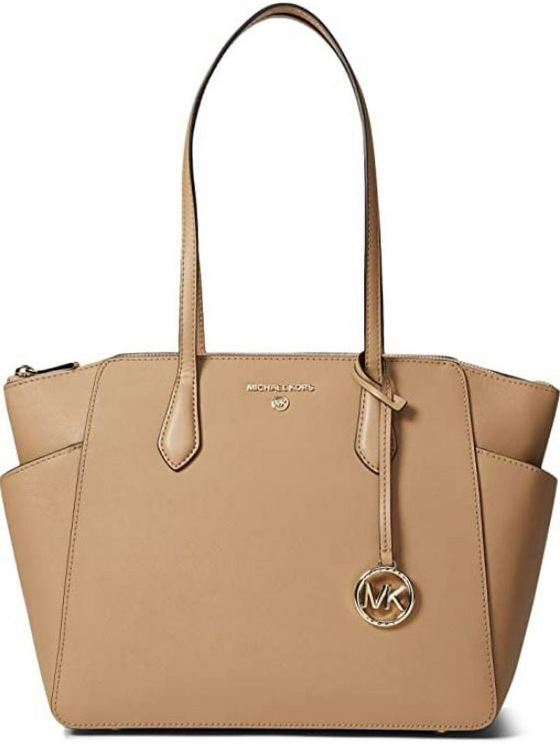 【luna】新品未使用　MARL MARL Sakura Michael Kors Womens Marilyn Medium Top Zip Tote Camel