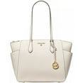 thumbnail image 1 of Michael Kors Womens Marilyn Medium Top Zip Tote One Size 30S2L6AT2L-289 (Light Cream), 1 of 4