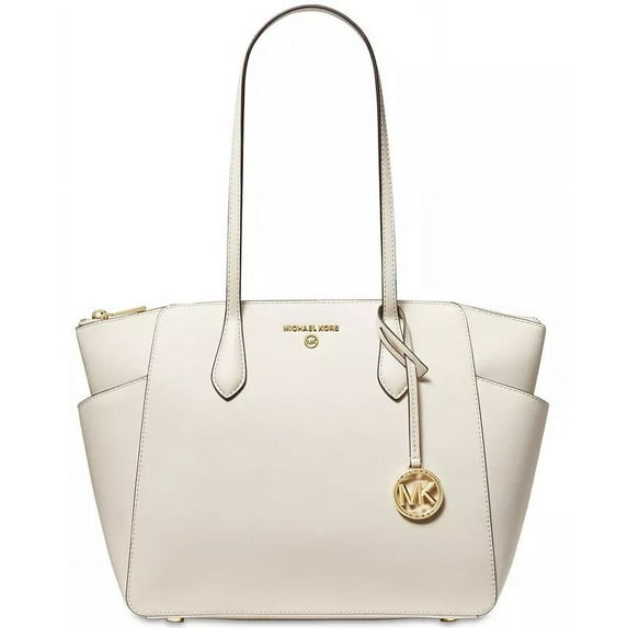 Michael Kors Womens Marilyn Medium Top Zip Tote One Size 30S2L6AT2L-289 (Light Cream)