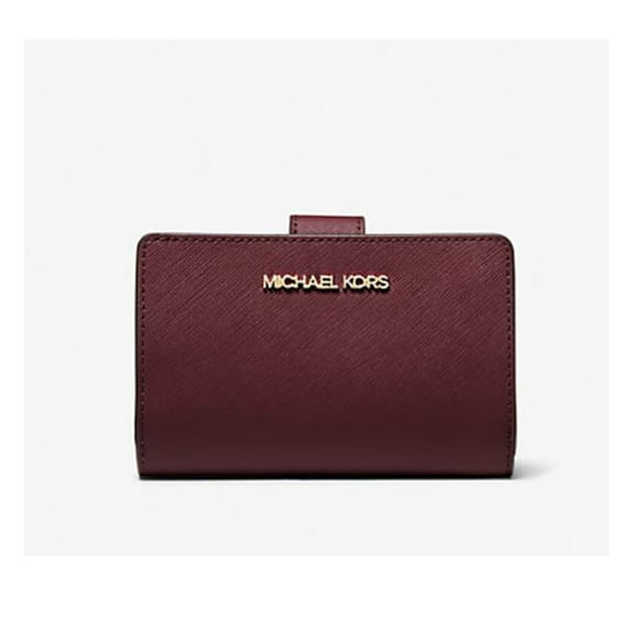 Michael Kors Womens Medium Crossgrain Leather Wallet 35F7GTVF2L-oxbl