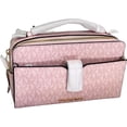 thumbnail image 1 of Michael Kors Womens Medium Double Zip Phone Crossbody 35F2GTTC2B-dkpwd (Dark Powder Blush), 1 of 4