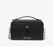 Womens Medium Double Zip Phone Crossbody 35F2GTTC2L-001 (Black)