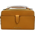 thumbnail image 1 of Michael Kors Womens Medium Double Zip Phone Crossbody 35F2GTTC2L-honey (Honeycomb), 1 of 4