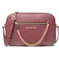 thumbnail image 1 of Michael Kors Womens Medium Logo Convertible Crossbody Bag (Dark Cherry) 35S1GTTC7L-dkcherry, 1 of 4
