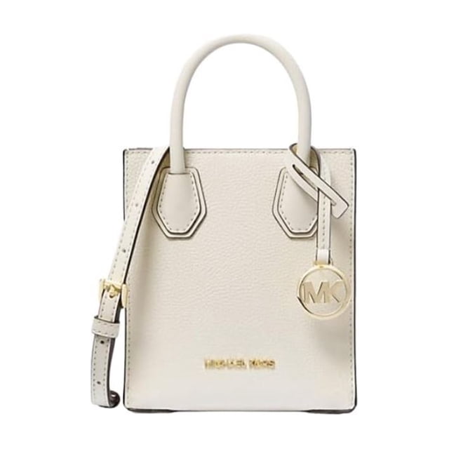 Michael Kors Womens Mercer Extra-Small Pebbled Leather Crossbody Bag ...