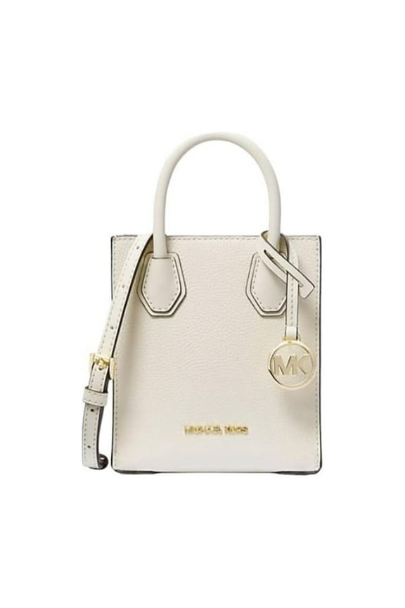 Womens Mercer Extra-Small Pebbled Leather Crossbody Bag Light Cream 35S1GM9T0L-ltcream