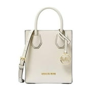 Michael Kors Womens Mercer Extra-Small Pebbled Leather Crossbody Bag Light Cream 35S1GM9T0L-ltcream