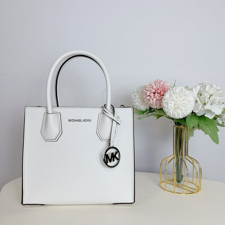 Michael Kors Womens Mercer Medium Pebbled Leather Crossbody Bag